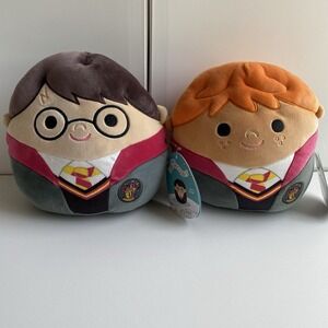 Harry Potter‎ Squishmallow 8 Inch Set Of 2 Harry Ron NWT 2024